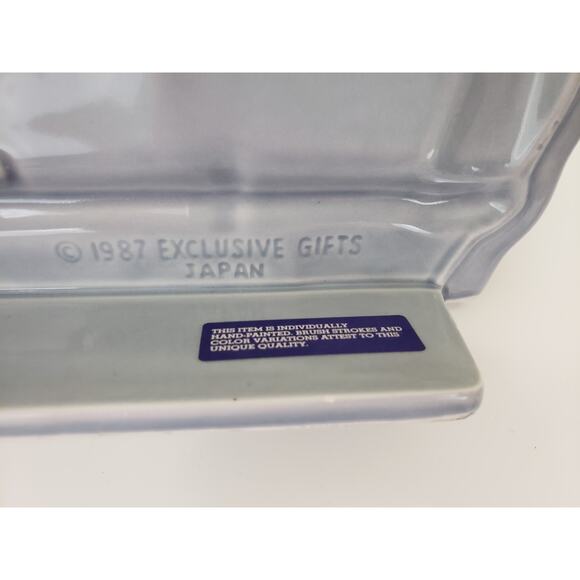 RARE Vintage 1987 Rolls Royce Ceramic Plaque Birthday Decor Gift Made in Japan - Picture 6 of 10